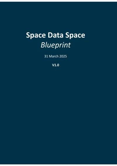 Couverture de « Space Data Space Next, blueprint »